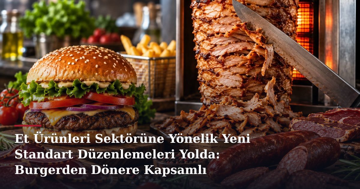 Et Ürünleri Sektörüne Yönelik Yeni Standart Düzenlemeleri Yolda: Burgerden Dönere Kapsamlı Değişiklikler
