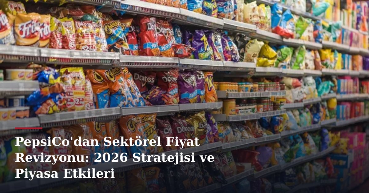 PepsiCo'dan Sektörel Fiyat Revizyonu: 2026 Stratejisi ve Piyasa Etkileri