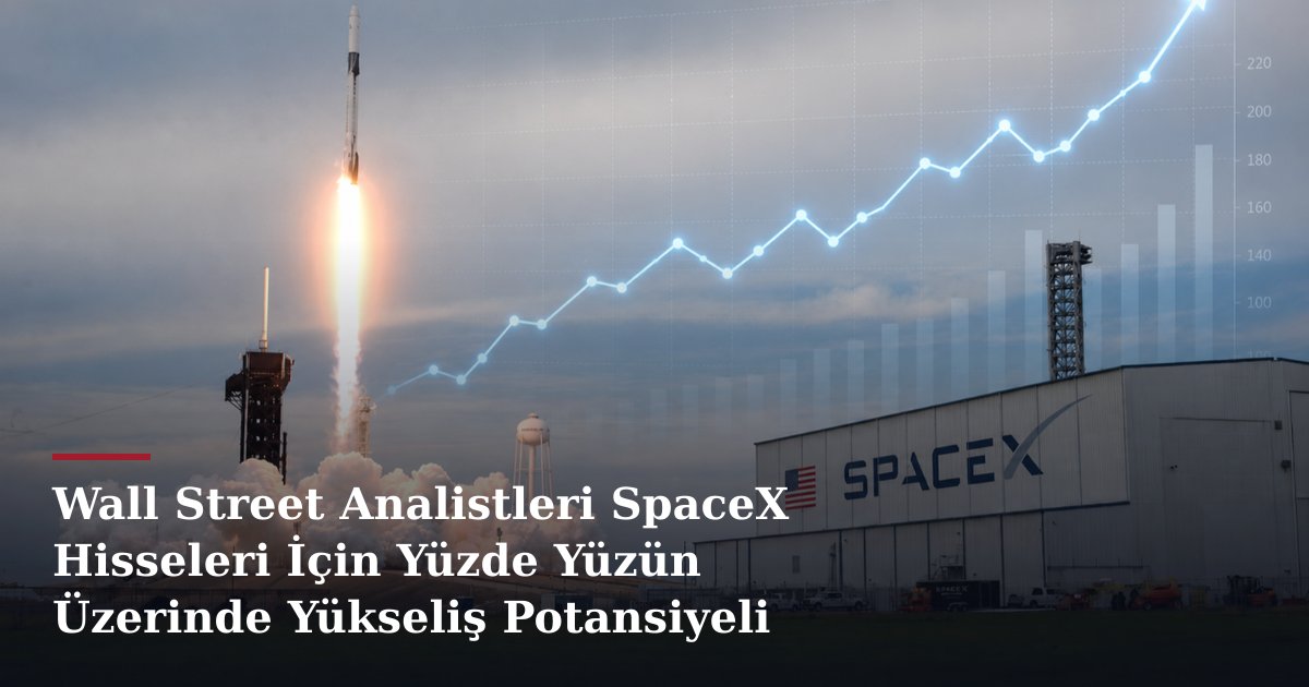 Wall Street Analistleri SpaceX Hisseleri İçin Yüzde Yüzün Üzerinde Yükseliş Potansiyeli Belirledi