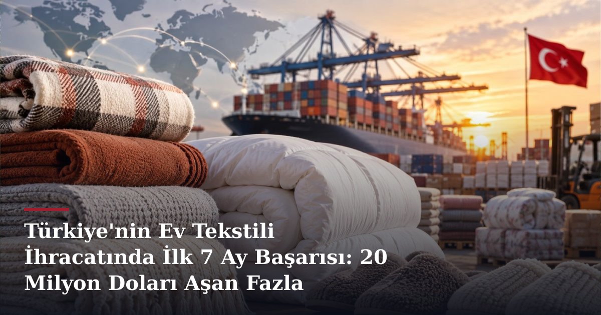 Türkiye'nin Ev Tekstili İhracatında İlk 7 Ay Başarısı: 20 Milyon Doları Aşan Fazla