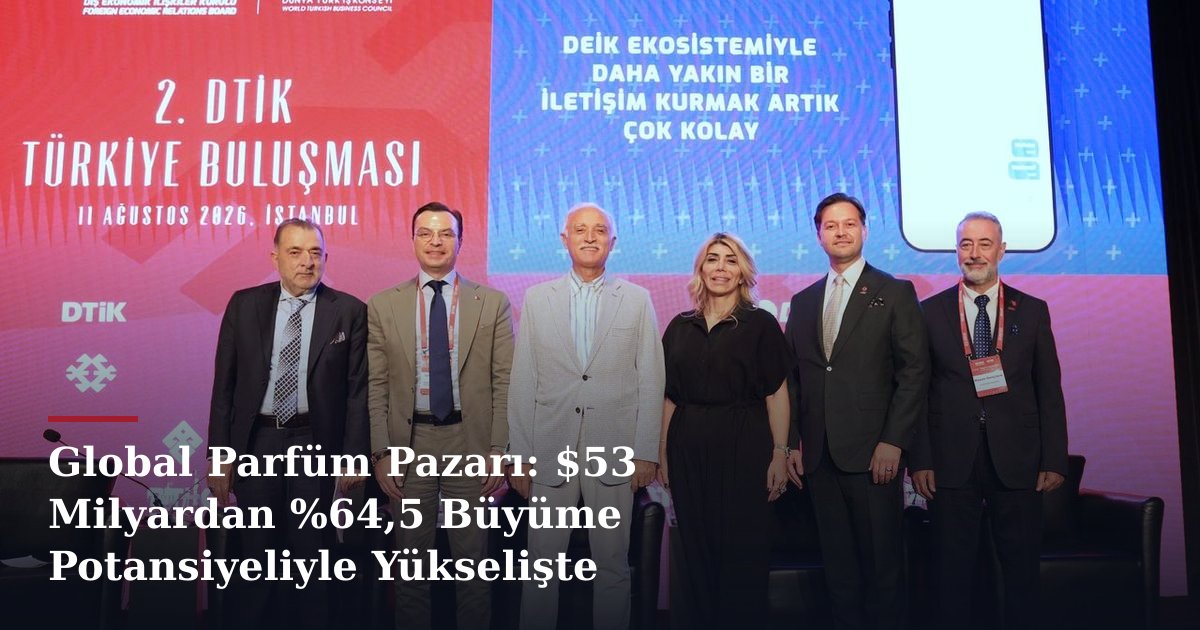Global Parfüm Pazarı: $53 Milyardan %64,5 Büyüme Potansiyeliyle Yükselişte