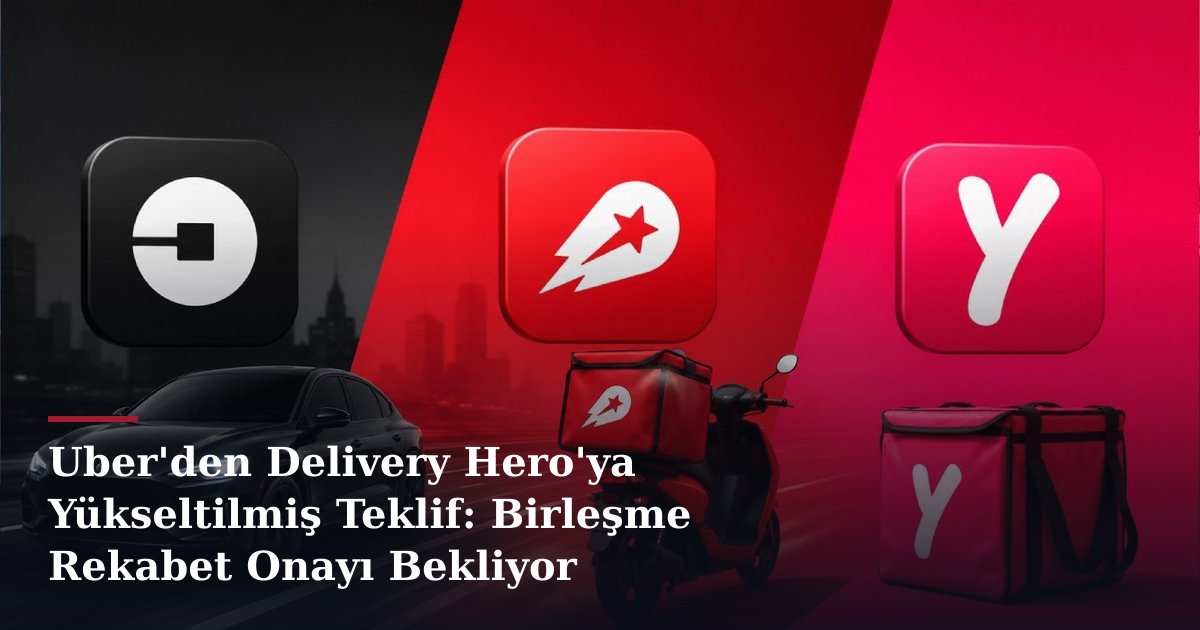 Uber'den Delivery Hero'ya Yükseltilmiş Teklif: Birleşme Rekabet Onayı Bekliyor