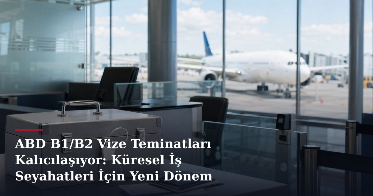 ABD B1/B2 Vize Teminatları Kalıcılaşıyor: Küresel İş Seyahatleri İçin Yeni Dönem