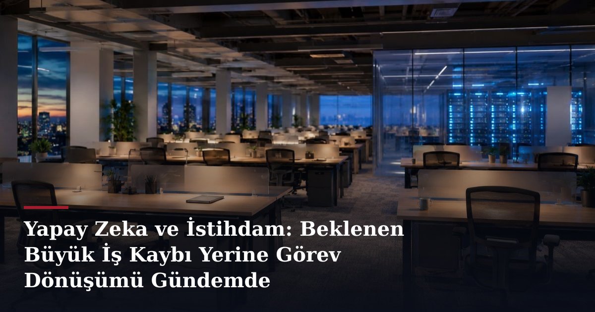Yapay Zeka ve İstihdam: Beklenen Büyük İş Kaybı Yerine Görev Dönüşümü Gündemde