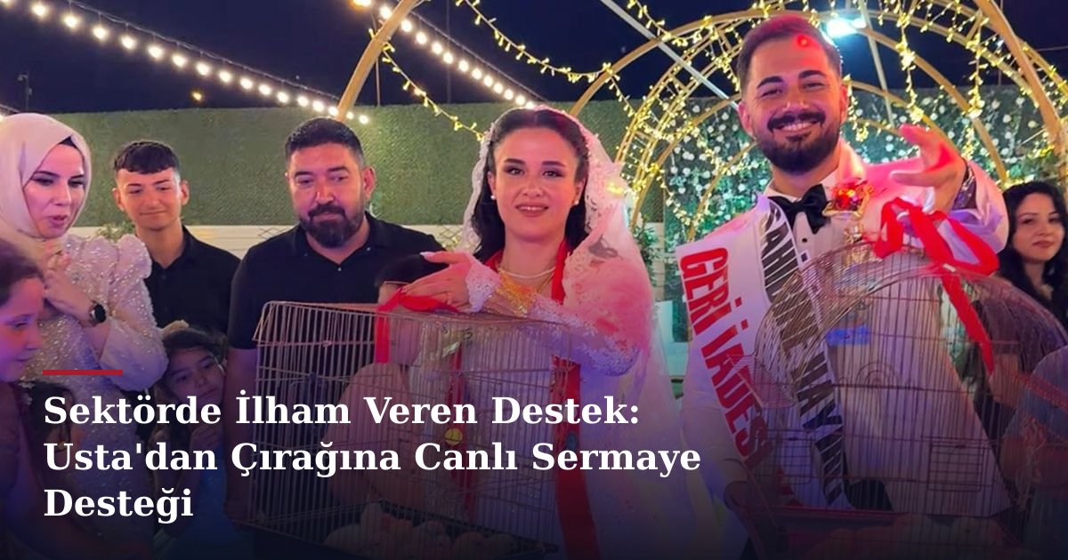 Sektörde İlham Veren Destek: Usta'dan Çırağına Canlı Sermaye Desteği