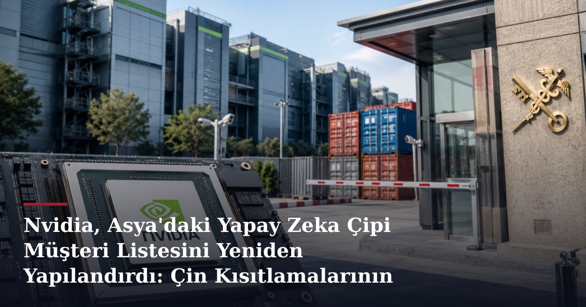Nvidia, Asya'daki Yapay Zeka Çipi Müşteri Listesini Yeniden Yapılandırdı: Çin Kısıtlamalarının Etkisi