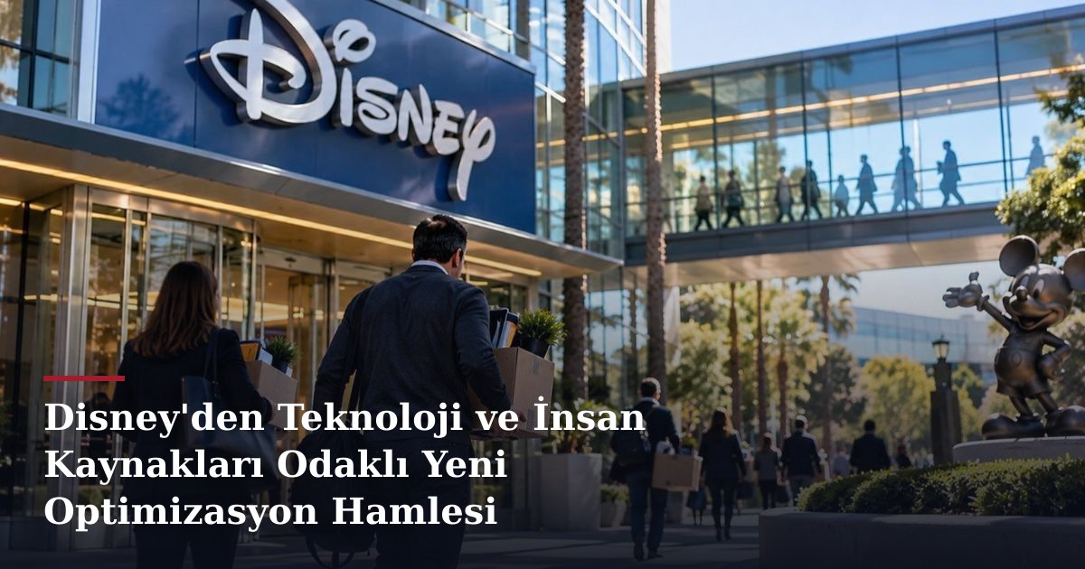 Disney'den Teknoloji ve İnsan Kaynakları Odaklı Yeni Optimizasyon Hamlesi