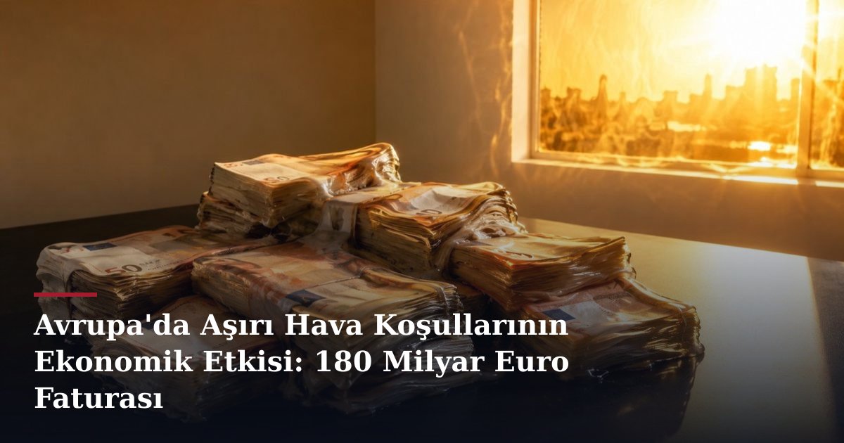 Avrupa'da Aşırı Hava Koşullarının Ekonomik Etkisi: 180 Milyar Euro Faturası
