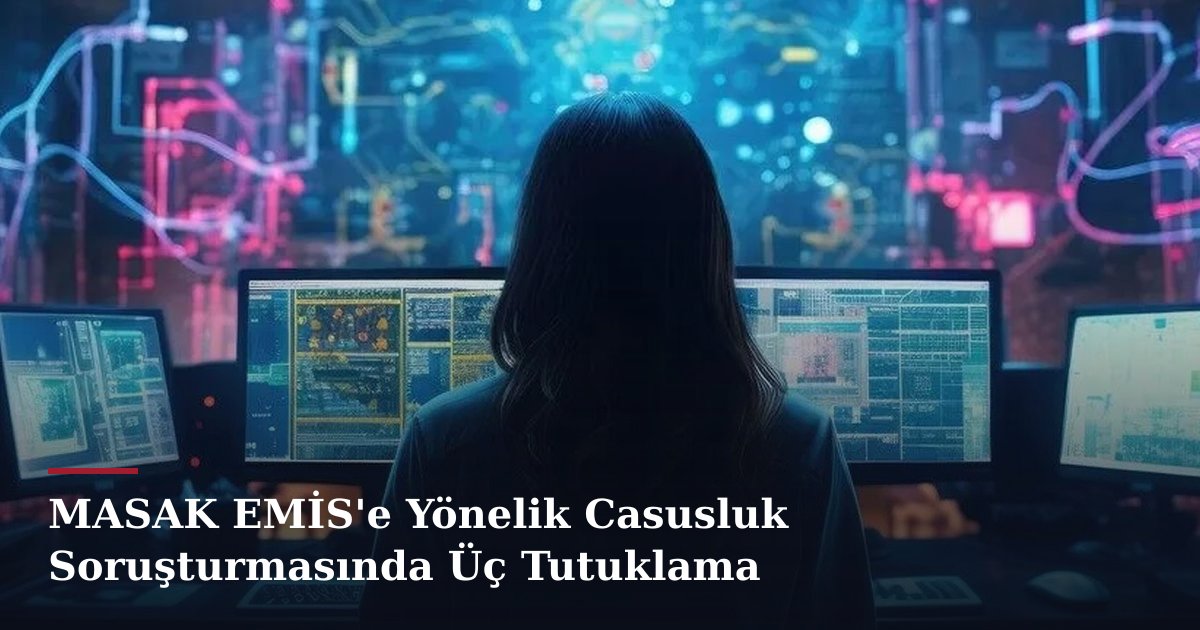 MASAK EMİS'e Yönelik Casusluk Soruşturmasında Üç Tutuklama