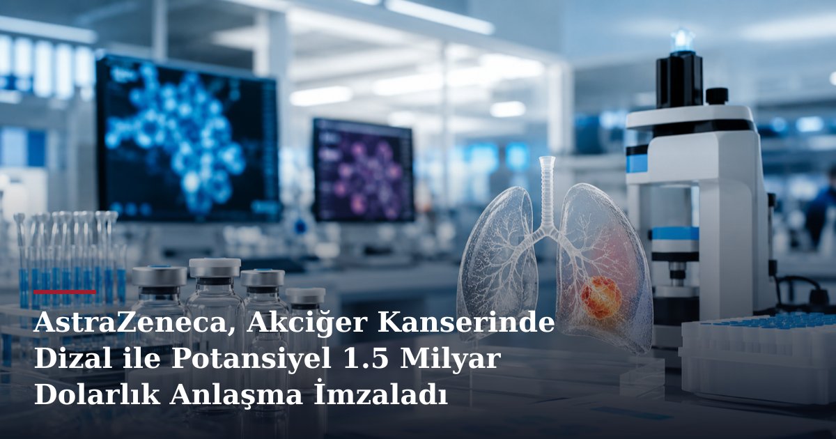 AstraZeneca, Akciğer Kanserinde Dizal ile Potansiyel 1.5 Milyar Dolarlık Anlaşma İmzaladı
