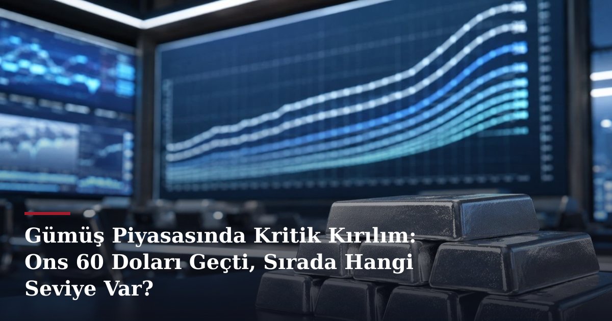 Gümüş Piyasasında Kritik Kırılım: Ons 60 Doları Geçti, Sırada Hangi Seviye Var?
