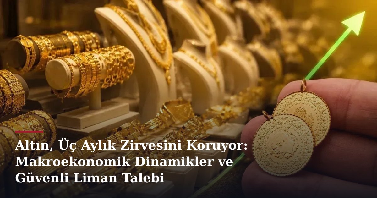 Altın, Üç Aylık Zirvesini Koruyor: Makroekonomik Dinamikler ve Güvenli Liman Talebi