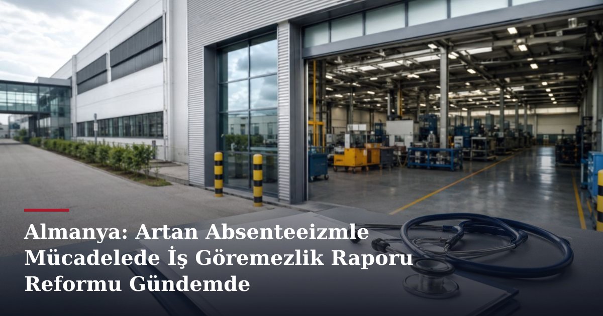 Almanya: Artan Absenteeizmle Mücadelede İş Göremezlik Raporu Reformu Gündemde