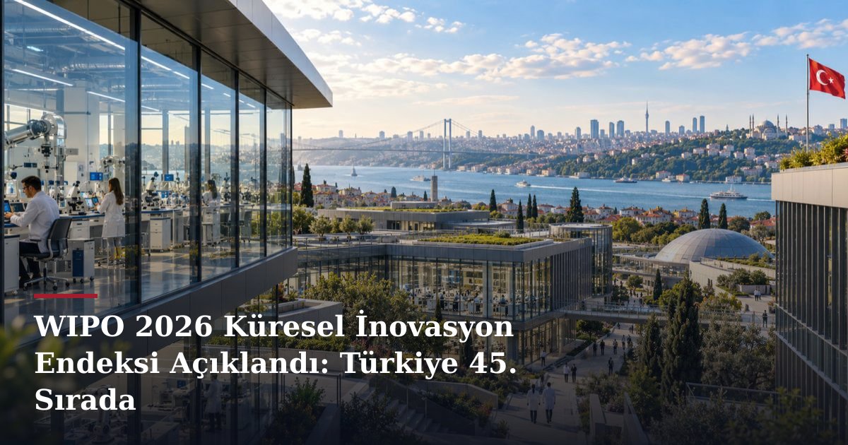WIPO 2026 Küresel İnovasyon Endeksi Açıklandı: Türkiye 45. Sırada