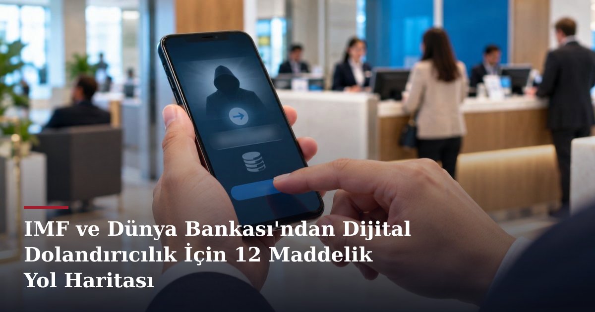 IMF ve Dünya Bankası'ndan Dijital Dolandırıcılık İçin 12 Maddelik Yol Haritası