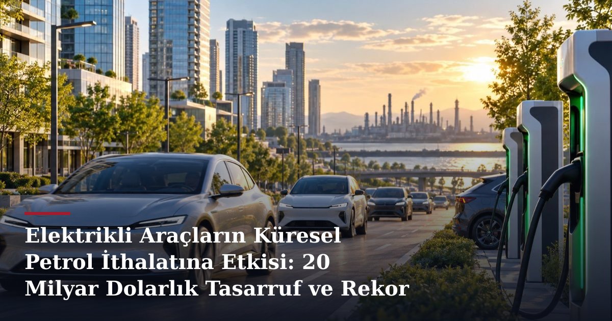 Elektrikli Araçların Küresel Petrol İthalatına Etkisi: 20 Milyar Dolarlık Tasarruf ve Rekor Satışlar