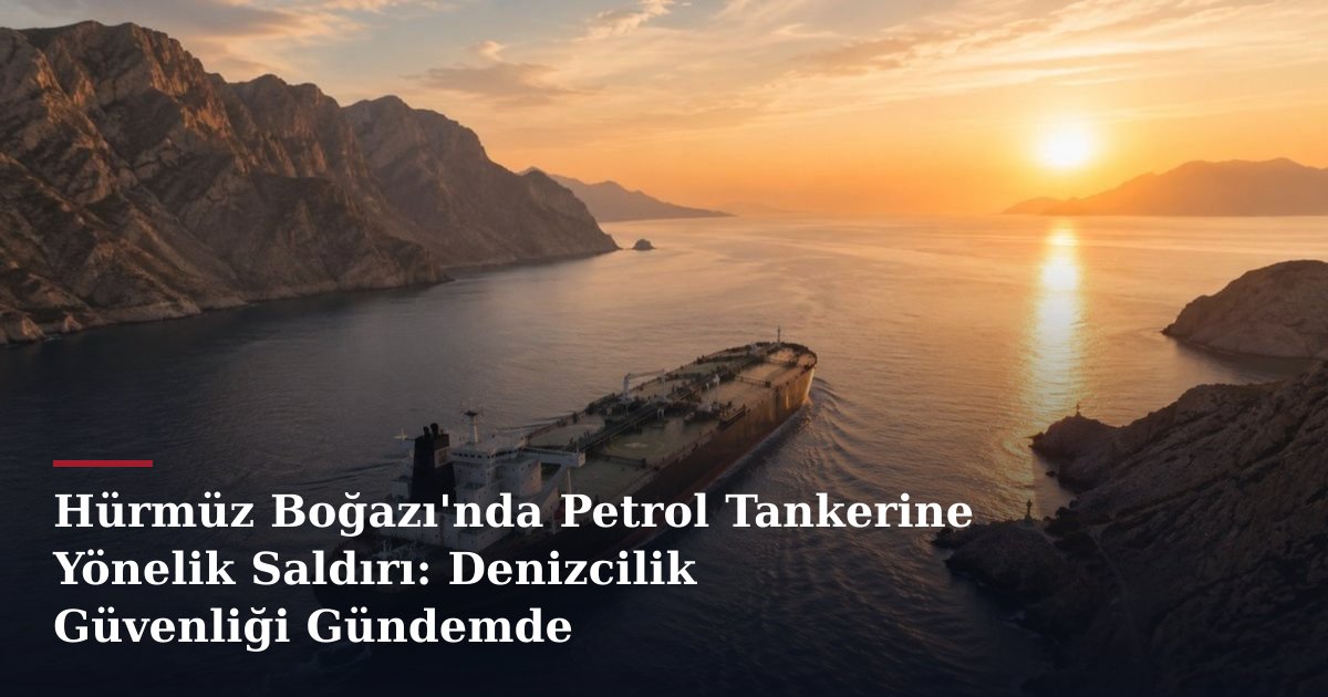 Hürmüz Boğazı'nda Petrol Tankerine Yönelik Saldırı: Denizcilik Güvenliği Gündemde