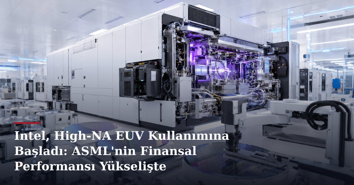 Intel, High-NA EUV Kullanımına Başladı: ASML'nin Finansal Performansı Yükselişte
