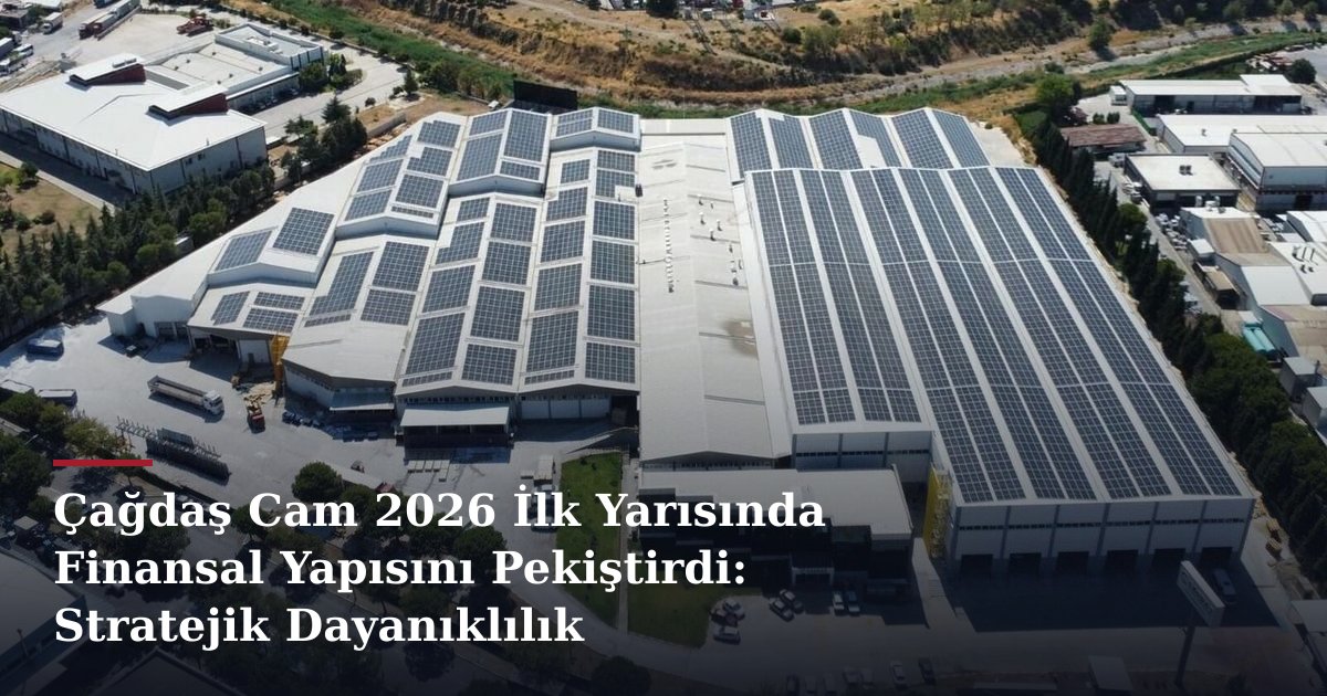 Çağdaş Cam 2026 İlk Yarısında Finansal Yapısını Pekiştirdi: Stratejik Dayanıklılık