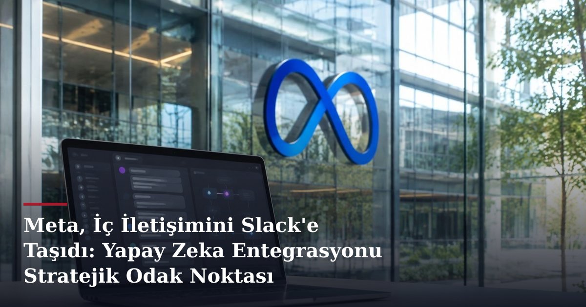 Meta, İç İletişimini Slack'e Taşıdı: Yapay Zeka Entegrasyonu Stratejik Odak Noktası