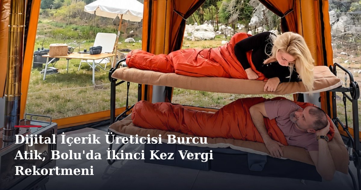 Dijital İçerik Üreticisi Burcu Atik, Bolu'da İkinci Kez Vergi Rekortmeni