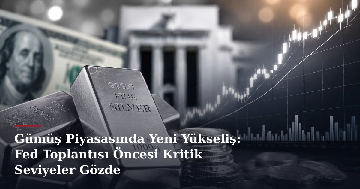 Gümüş Piyasasında Yeni Yükseliş: Fed Toplantısı Öncesi Kritik Seviyeler Gözde