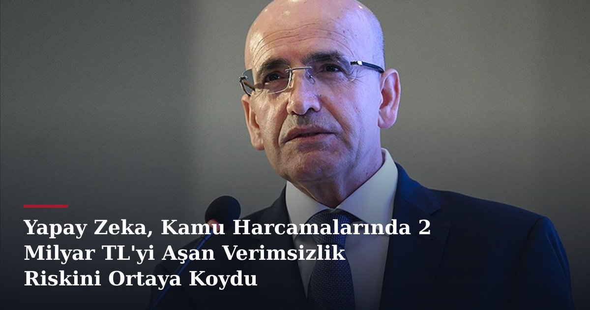 Yapay Zeka, Kamu Harcamalarında 2 Milyar TL'yi Aşan Verimsizlik Riskini Ortaya Koydu