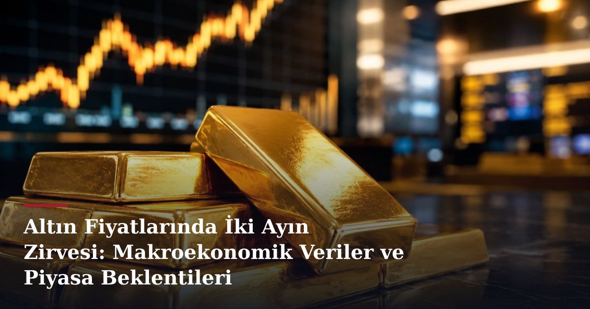 Altın Fiyatlarında İki Ayın Zirvesi: Makroekonomik Veriler ve Piyasa Beklentileri