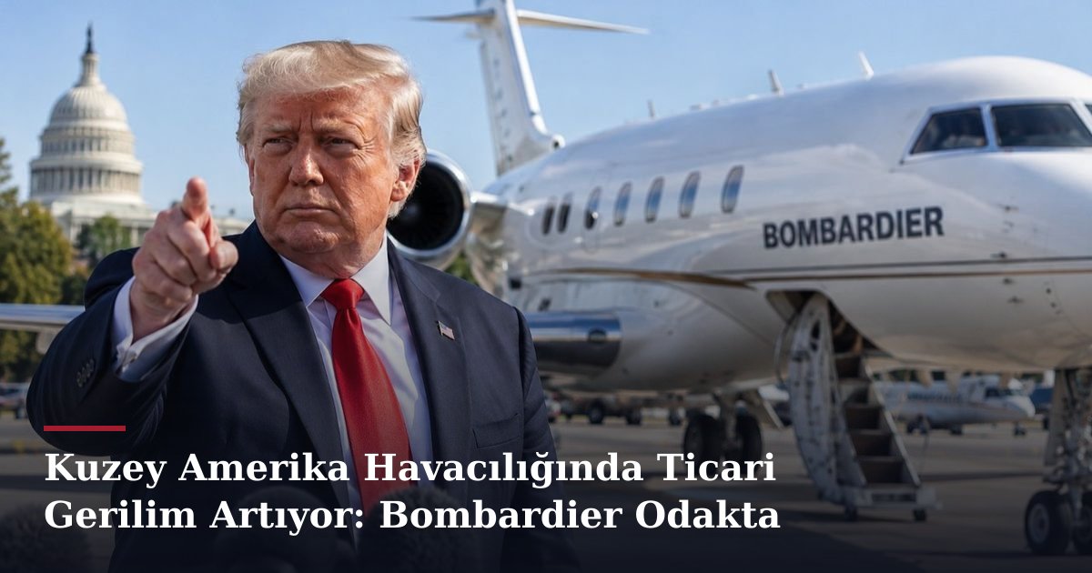 Kuzey Amerika Havacılığında Ticari Gerilim Artıyor: Bombardier Odakta