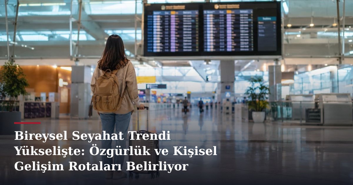 Bireysel Seyahat Trendi Yükselişte: Özgürlük ve Kişisel Gelişim Rotaları Belirliyor