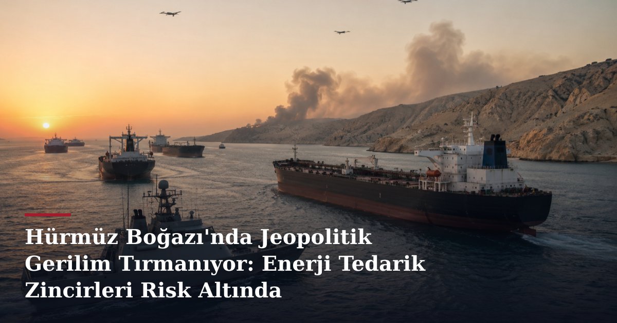 Hürmüz Boğazı'nda Jeopolitik Gerilim Tırmanıyor: Enerji Tedarik Zincirleri Risk Altında