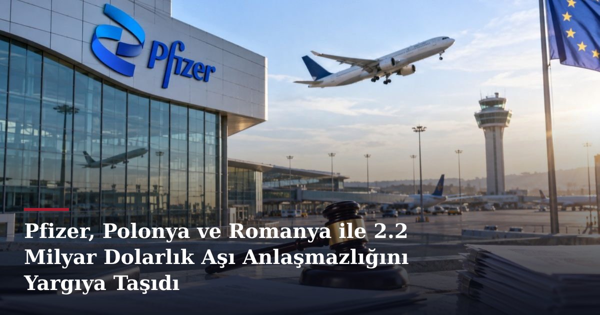 Pfizer, Polonya ve Romanya ile 2.2 Milyar Dolarlık Aşı Anlaşmazlığını Yargıya Taşıdı