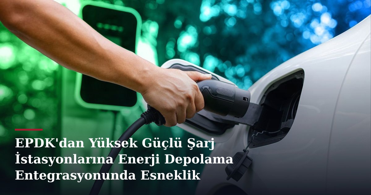 EPDK'dan Yüksek Güçlü Şarj İstasyonlarına Enerji Depolama Entegrasyonunda Esneklik