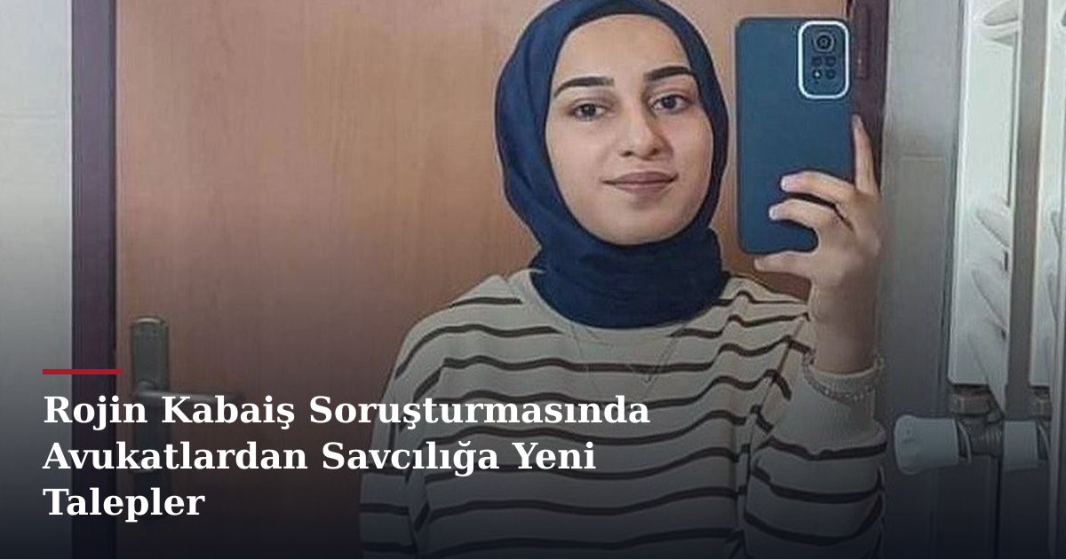 Rojin Kabaiş Soruşturmasında Avukatlardan Savcılığa Yeni Talepler