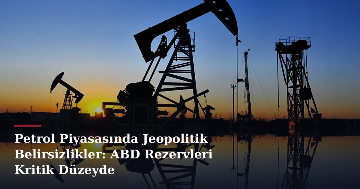 Petrol Piyasasında Jeopolitik Belirsizlikler: ABD Rezervleri Kritik Düzeyde