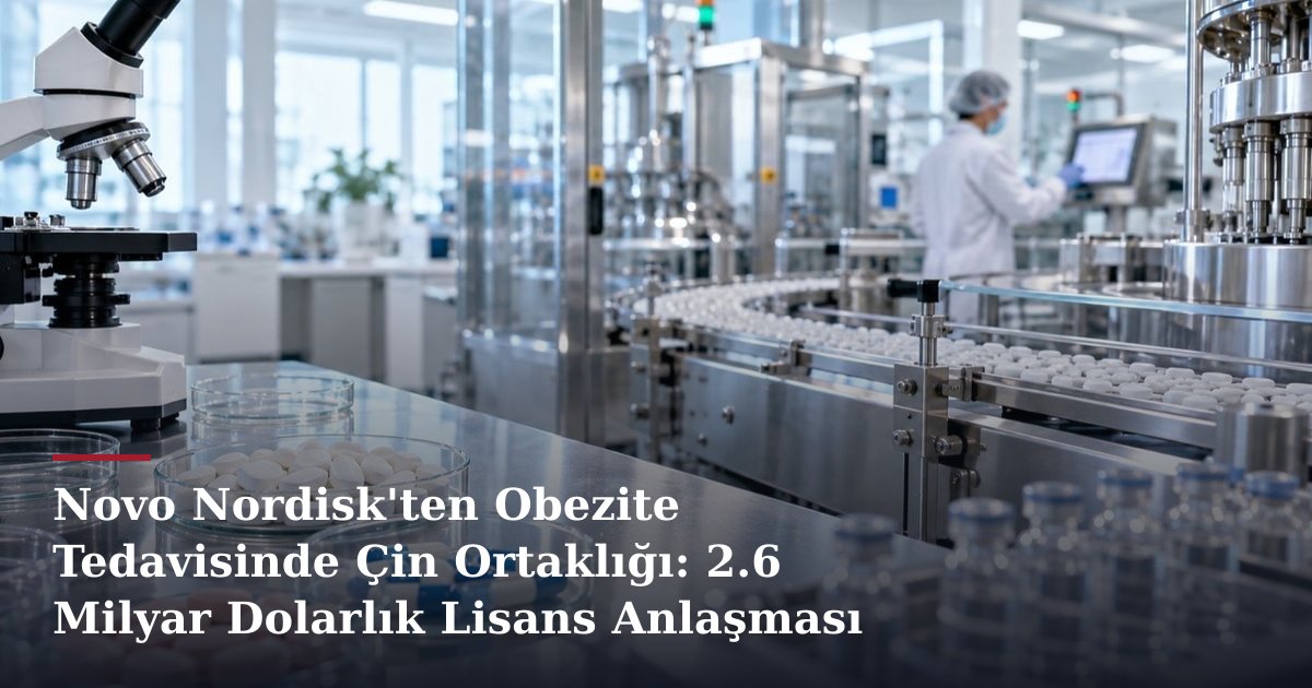 Novo Nordisk'ten Obezite Tedavisinde Çin Ortaklığı: 2.6 Milyar Dolarlık Lisans Anlaşması