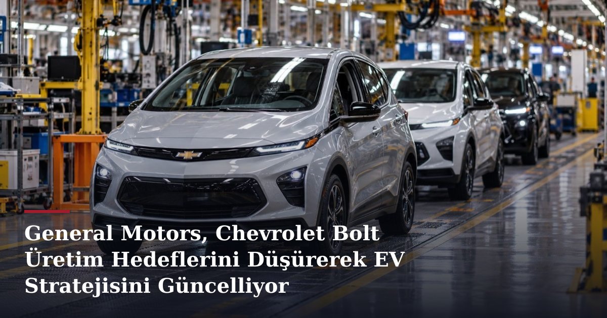 General Motors, Chevrolet Bolt Üretim Hedeflerini Düşürerek EV Stratejisini Güncelliyor
