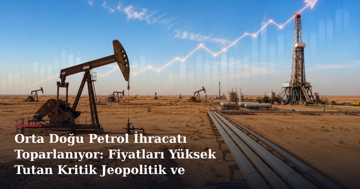 Orta Doğu Petrol İhracatı Toparlanıyor: Fiyatları Yüksek Tutan Kritik Jeopolitik ve Lojistik Faktörler
