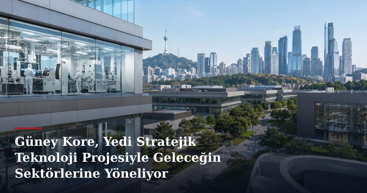 Güney Kore, Yedi Stratejik Teknoloji Projesiyle Geleceğin Sektörlerine Yöneliyor