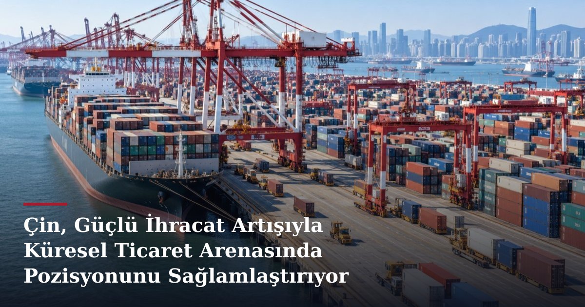Çin, Güçlü İhracat Artışıyla Küresel Ticaret Arenasında Pozisyonunu Sağlamlaştırıyor