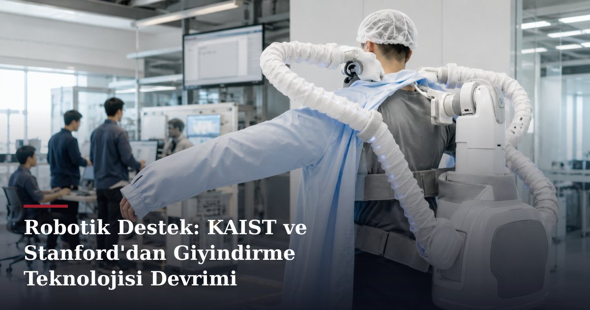 Robotik Destek: KAIST ve Stanford'dan Giyindirme Teknolojisi Devrimi
