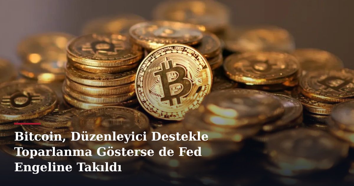 Bitcoin, Düzenleyici Destekle Toparlanma Gösterse de Fed Engeline Takıldı