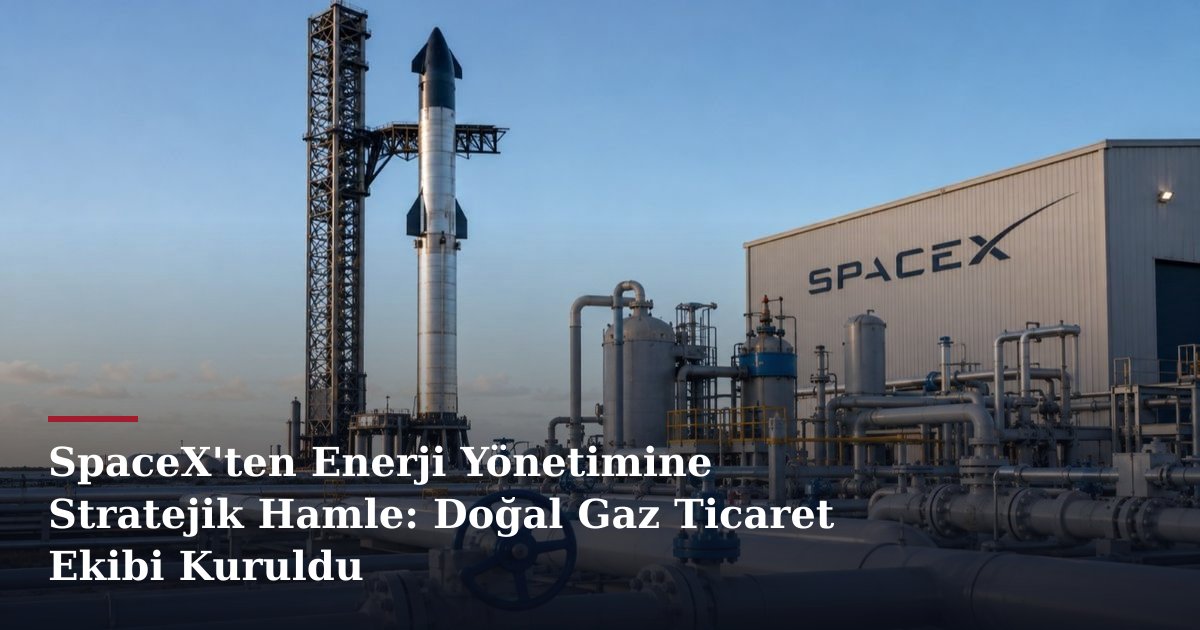 SpaceX'ten Enerji Yönetimine Stratejik Hamle: Doğal Gaz Ticaret Ekibi Kuruldu