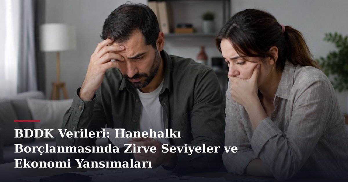 BDDK Verileri: Hanehalkı Borçlanmasında Zirve Seviyeler ve Ekonomi Yansımaları