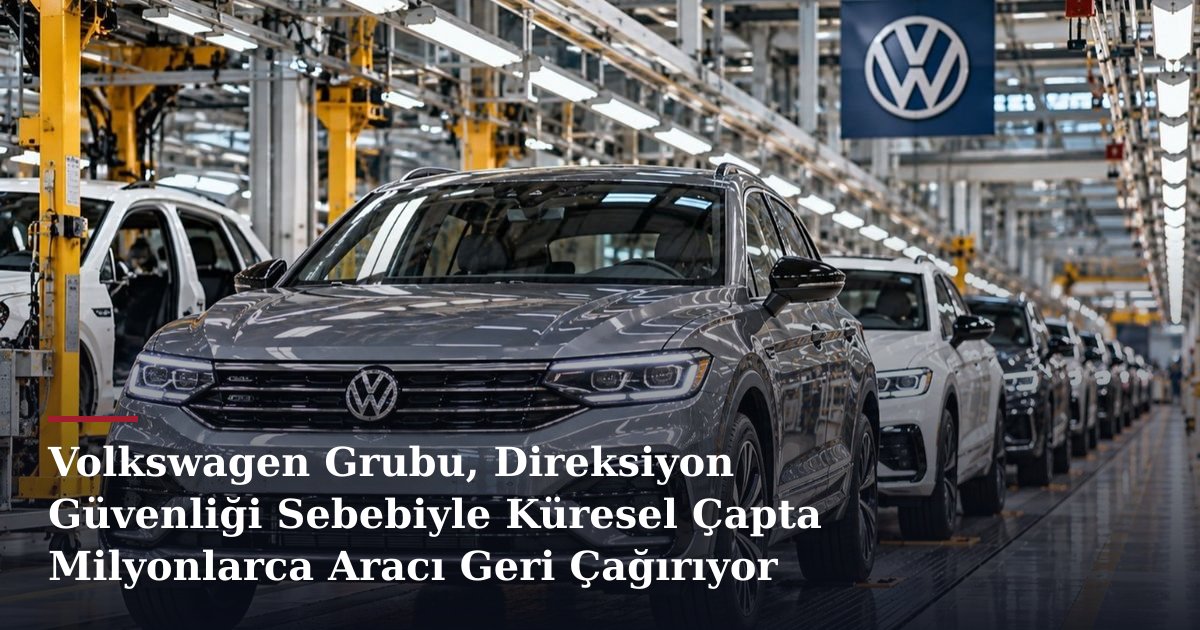 Volkswagen Grubu, Direksiyon Güvenliği Sebebiyle Küresel Çapta Milyonlarca Aracı Geri Çağırıyor