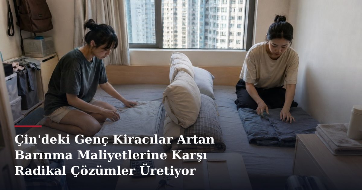 Çin'deki Genç Kiracılar Artan Barınma Maliyetlerine Karşı Radikal Çözümler Üretiyor