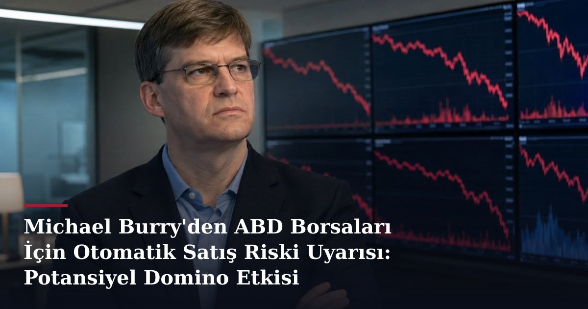 Michael Burry'den ABD Borsaları İçin Otomatik Satış Riski Uyarısı: Potansiyel Domino Etkisi