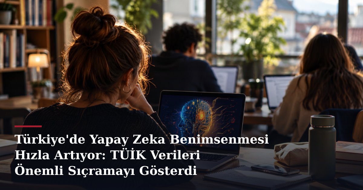 Türkiye'de Yapay Zeka Benimsenmesi Hızla Artıyor: TÜİK Verileri Önemli Sıçramayı Gösterdi