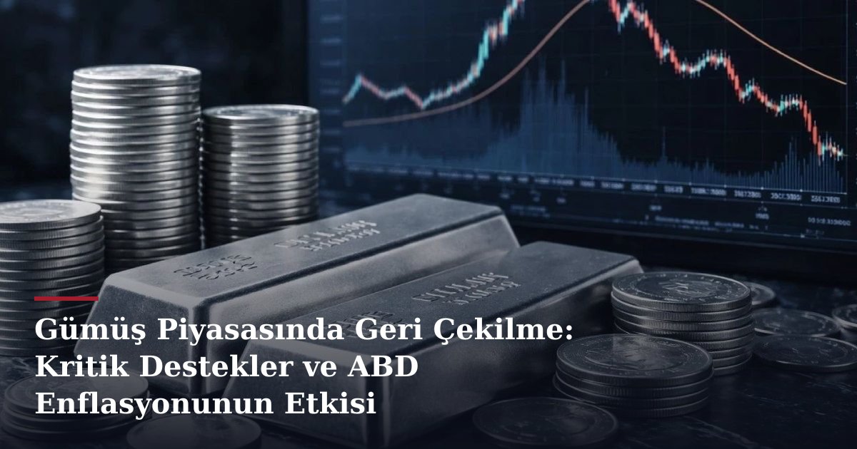 Gümüş Piyasasında Geri Çekilme: Kritik Destekler ve ABD Enflasyonunun Etkisi