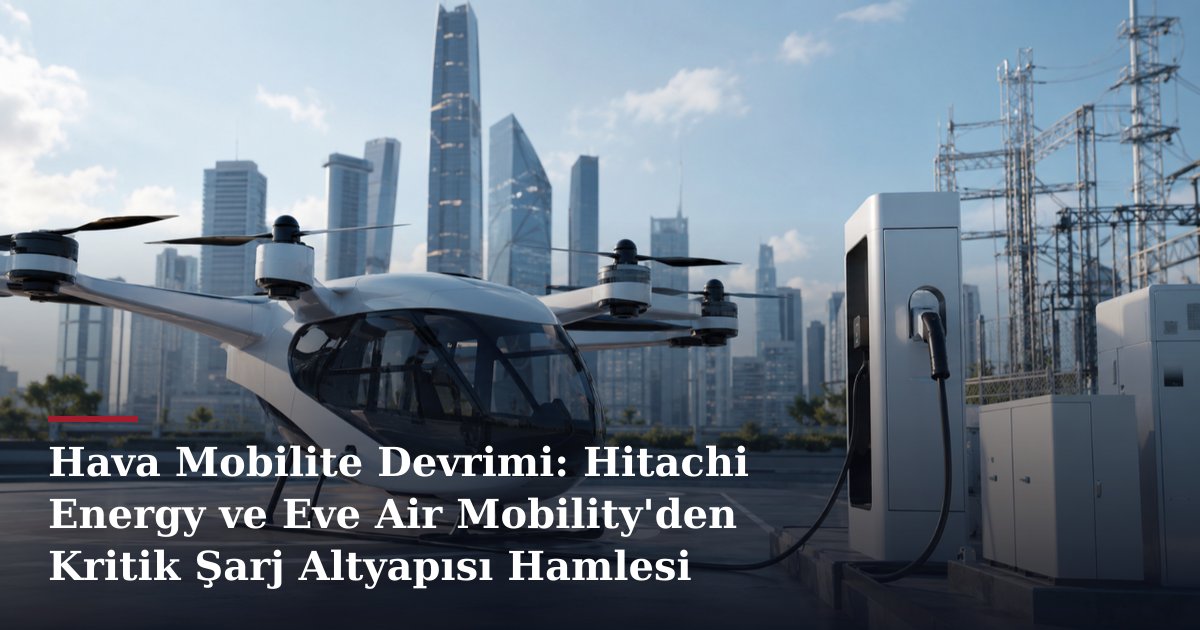 Hava Mobilite Devrimi: Hitachi Energy ve Eve Air Mobility'den Kritik Şarj Altyapısı Hamlesi